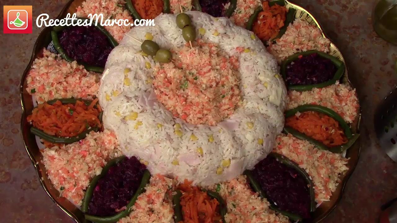 Salade Mixte aux Carottes, Betteraves & Chou - Mixed Salad with Carrots, Beets & Coleslaw - سلطة خضار مشكلة