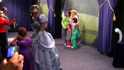 Walt Disney Worlds Princess Meet and Greet Cinderella Rapunzel Aurora in Magic Kingdom
