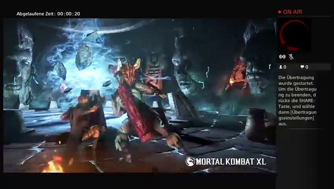 PS4-Live-Übertragung von MKX-ORHAN
