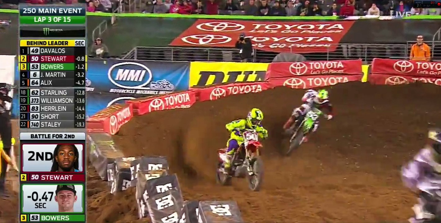 AMA Supercross 2016 Rd 16 East Rutherford - 250 EAST Main Event HD 720p (Monster Energy SX, 250 EAST - round 8)