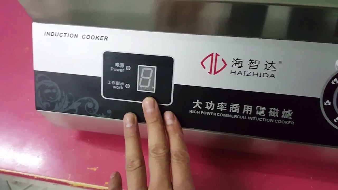 Bếp từ công nghiệp mặt lõm 5kw