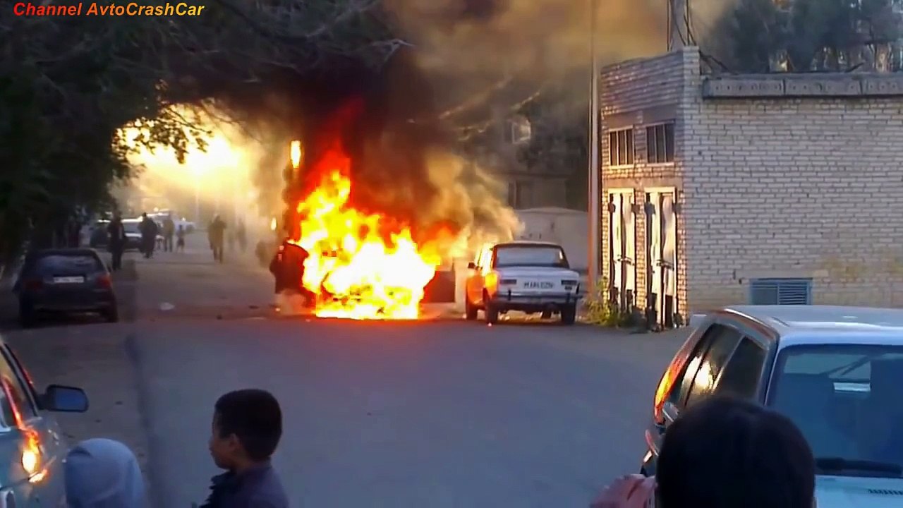 Cars Fire in Russia, crash compilation part 3