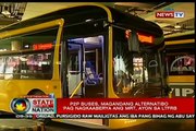 SONA: P2P buses, magandang alternatibo pag nagkaaberya ang MRT, ayon sa LTFRB