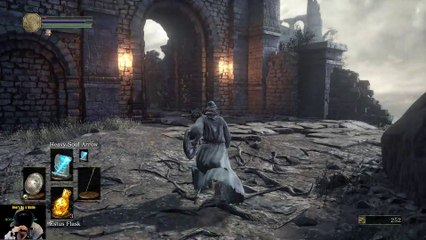 Dark Souls 3 Walkthrough cemetery of ash,Halls of Loth. Part 1 as Sorcerer