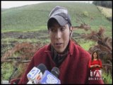 Comunidades se encuentran aisladas por deslave en Chimborazo