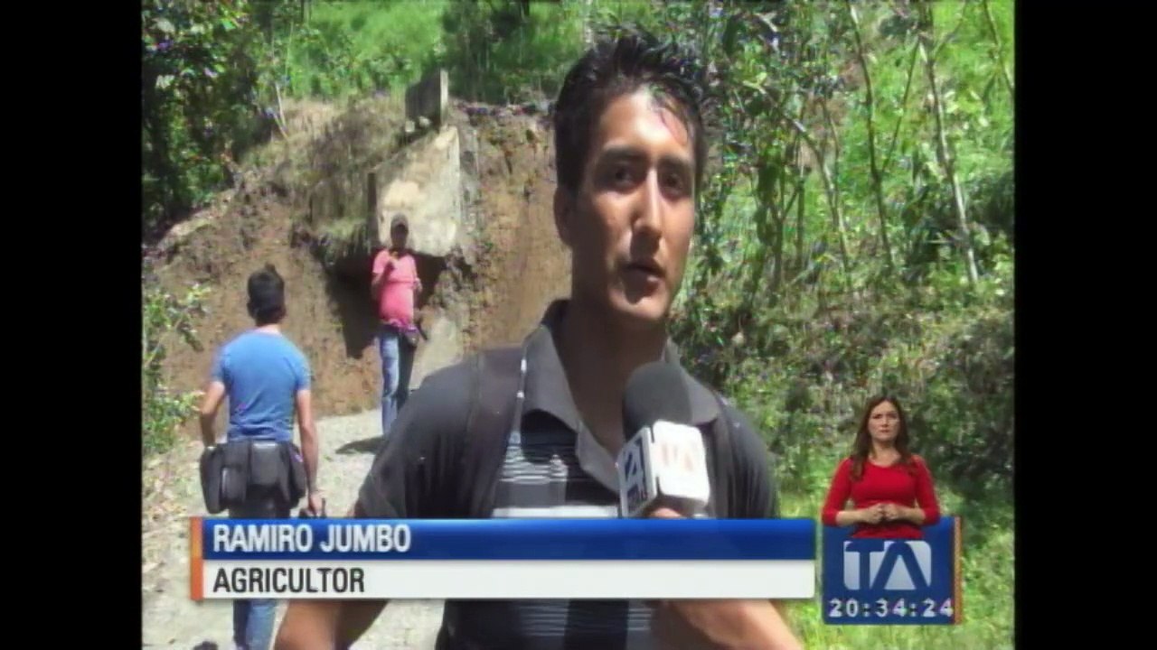 Preocupación en Quinindé por extrañas grietas y hundimientos en la tierra