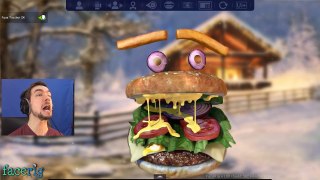 IM A BURGER! | Facerig #1