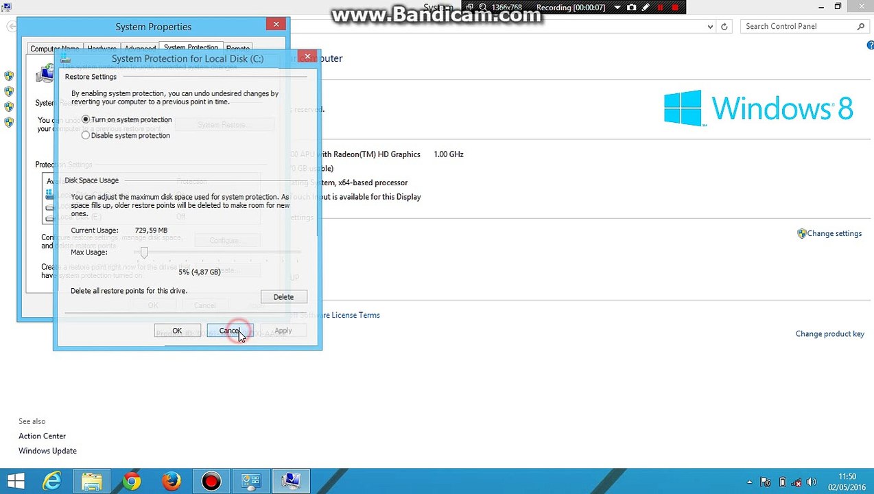 system restore
