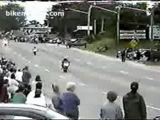 moto wheelie + crash
