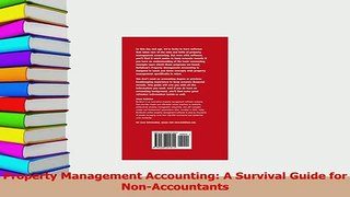 Read  Property Management Accounting A Survival Guide for NonAccountants Ebook Free