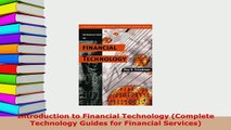 PDF  Introduction to Financial Technology Complete Technology Guides for Financial Services Download Full Ebook