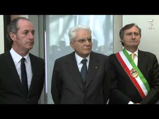 Venezia - Mattarella alla Fondazione Querini Stampalia (29.04.16)