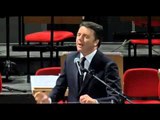 Catania - Renzi alla cerimonia di firma del Patto di sviluppo per Catania (30.04.16)