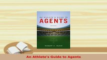 PDF  An Athletes Guide to Agents PDF Full Ebook