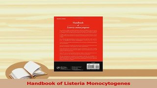 Read  Handbook of Listeria Monocytogenes Ebook Free