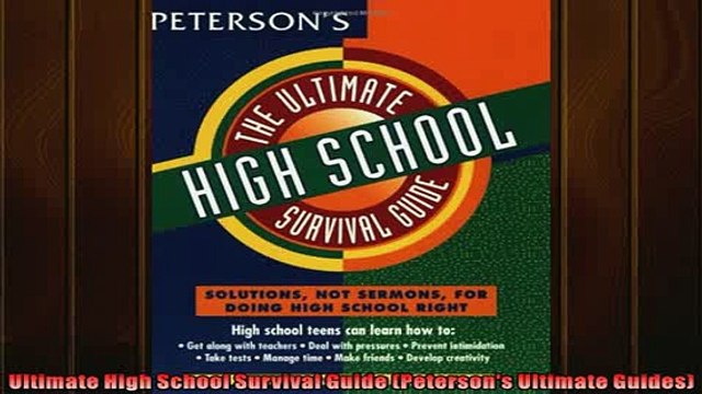 FREE PDF Ultimate High School Survival Guide Petersons Ultimate Guides BOOK ONLINE