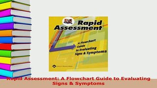 PDF  Rapid Assessment A Flowchart Guide to Evaluating Signs  Symptoms Free Books