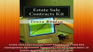 FREE DOWNLOAD  Estate Sale Contracts Kit LittleKnown Estate Sale And Consignment Agreement Templates  DOWNLOAD ONLINE