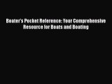 PDF Boater's Pocket Reference: Your Comprehensive Resource for Boats and Boating Free Books