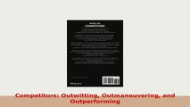 PDF  Competitors Outwitting Outmaneuvering and Outperforming PDF Full Ebook