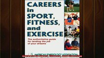 READ book  Careers in Sport Fitness and Exercise Full Free