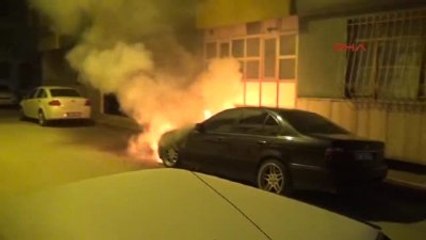 Konya Park Halinde Yanan Otomobilde Kundaklama İddiası