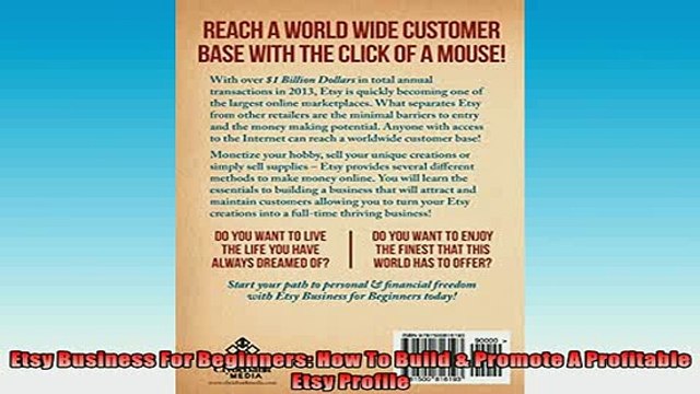 READ book Etsy Business For Beginners How To Build Promote A Profitable Etsy Profile FREE BOOOK ONLINE