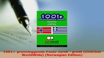 PDF  1001 grunnleggende fraser norsk  gresk ChitChat WorldWide Norwegian Edition Download Full Ebook