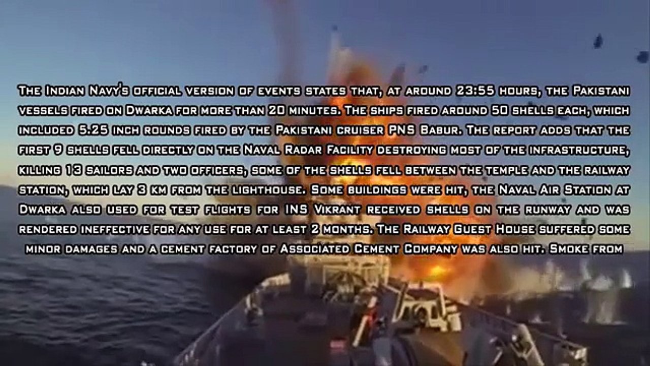 Indo-Pak War 1965 Operation Dwarka of Pakistan Navy Indian Naval Base Destroyed in 4 Minutes  - Pakistan Army