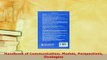 PDF  Handbook of Communication Models Perspectives Strategies PDF Online