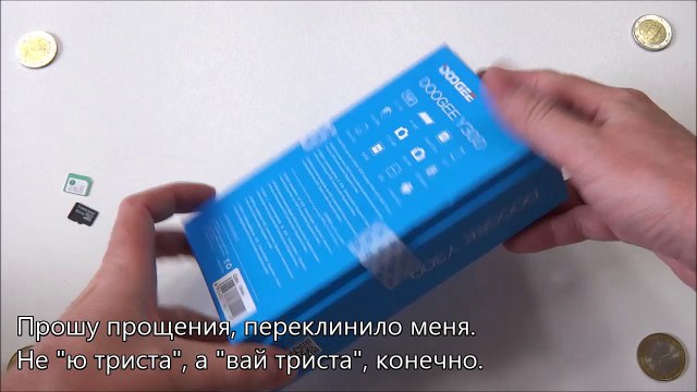 Doogee Y300 - распаковка, предварительный обзор