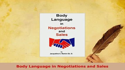 Download  Body Language in Negotiations and Sales Download Online