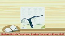 PDF  Modern British Furniture Design Ingenuity Since 1945 PDF Book Free