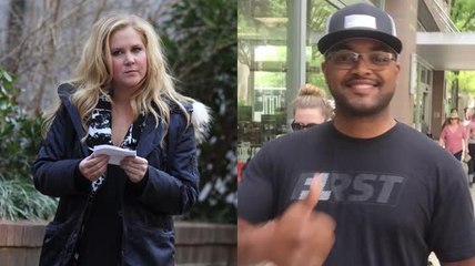 Amy Schumer probablemente no se tome fotos con la gente luego que un fan se le arrimó