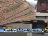 Scam threatens jail over fake court fees