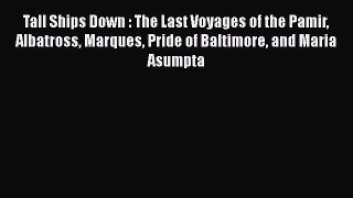 [Read Book] Tall Ships Down : The Last Voyages of the Pamir Albatross Marques Pride of Baltimore