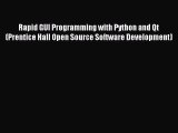 [Read PDF] Rapid GUI Programming with Python and Qt (Prentice Hall Open Source Software Development)