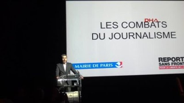 Paris?ten Can Dündar?a Onur Madalyası