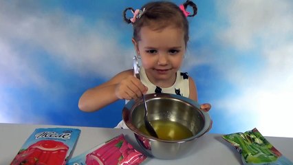 Желейные прыгучие шары делаем сами из фруктового желе Giant Gummy balls