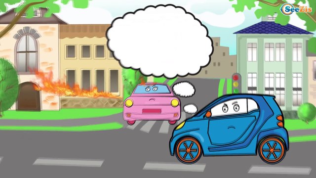 ✔ Мультики про Машинки Все Серии. Полицейская и Пожарная машина / Cars Cartoons Compilation for kids