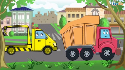 ✔ Мультики про машинки - Сборник 10. Грузовичок работает на стройке! Truck compilation!