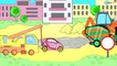 ✔ Мультики про машинки ВСЕ СЕРИИ ПОДРЯД. Кран и Строительная техника! Car Cartoons for Children.