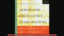 READ book  Hank Rossos Achieving Excellence in Fund Raising  FREE BOOOK ONLINE