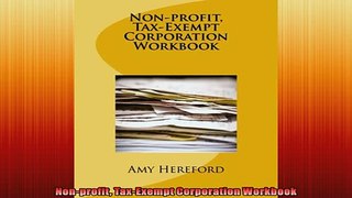 READ book  Nonprofit TaxExempt Corporation Workbook  FREE BOOOK ONLINE