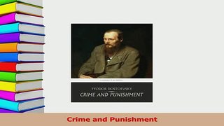 Read  Crime and Punishment Ebook Free