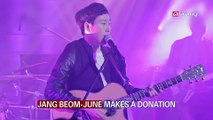 Showbiz Korea _ JANG BEOM-JUNE MAKES A DONATION