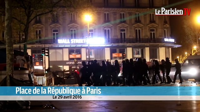 Evacuation musclée de la manifestation Nuit Debout