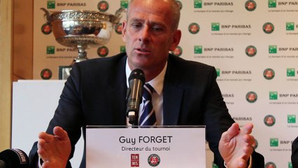 Roland-Garros 2016 - Guy Forget : "Le tennis a été sali par le dopage"