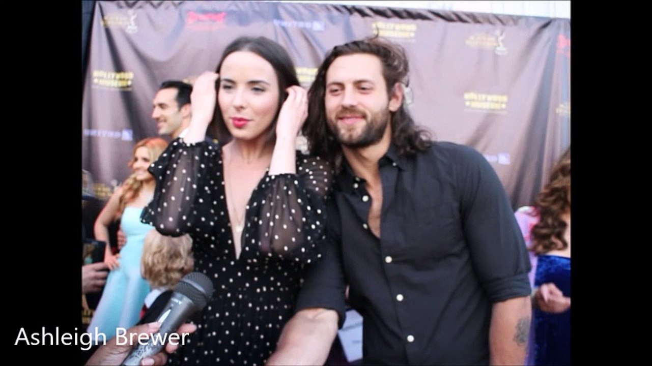 Ashleigh Brewer of Bold and the Beautiful Daytime Emmy pre party 2016