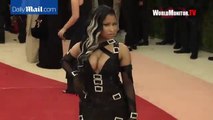 Nicki Minaj wears sheer black gown at the 2016 Met Gala